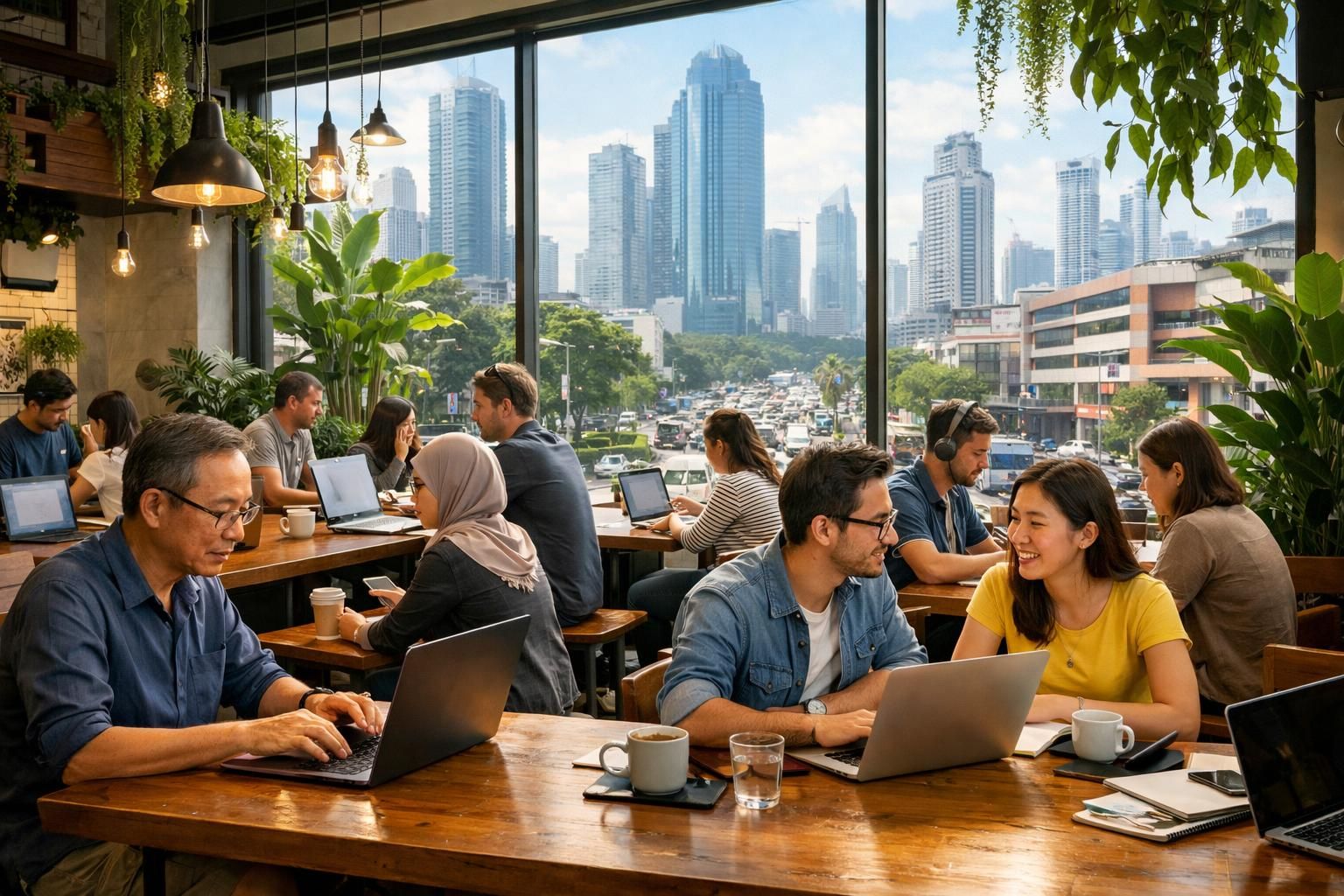 temukan kafe ramah laptop di jakarta yang menjelma sebagai kota favorit para digital nomad. suasana nyaman dan fasilitas lengkap mendukung produktivitas anda.