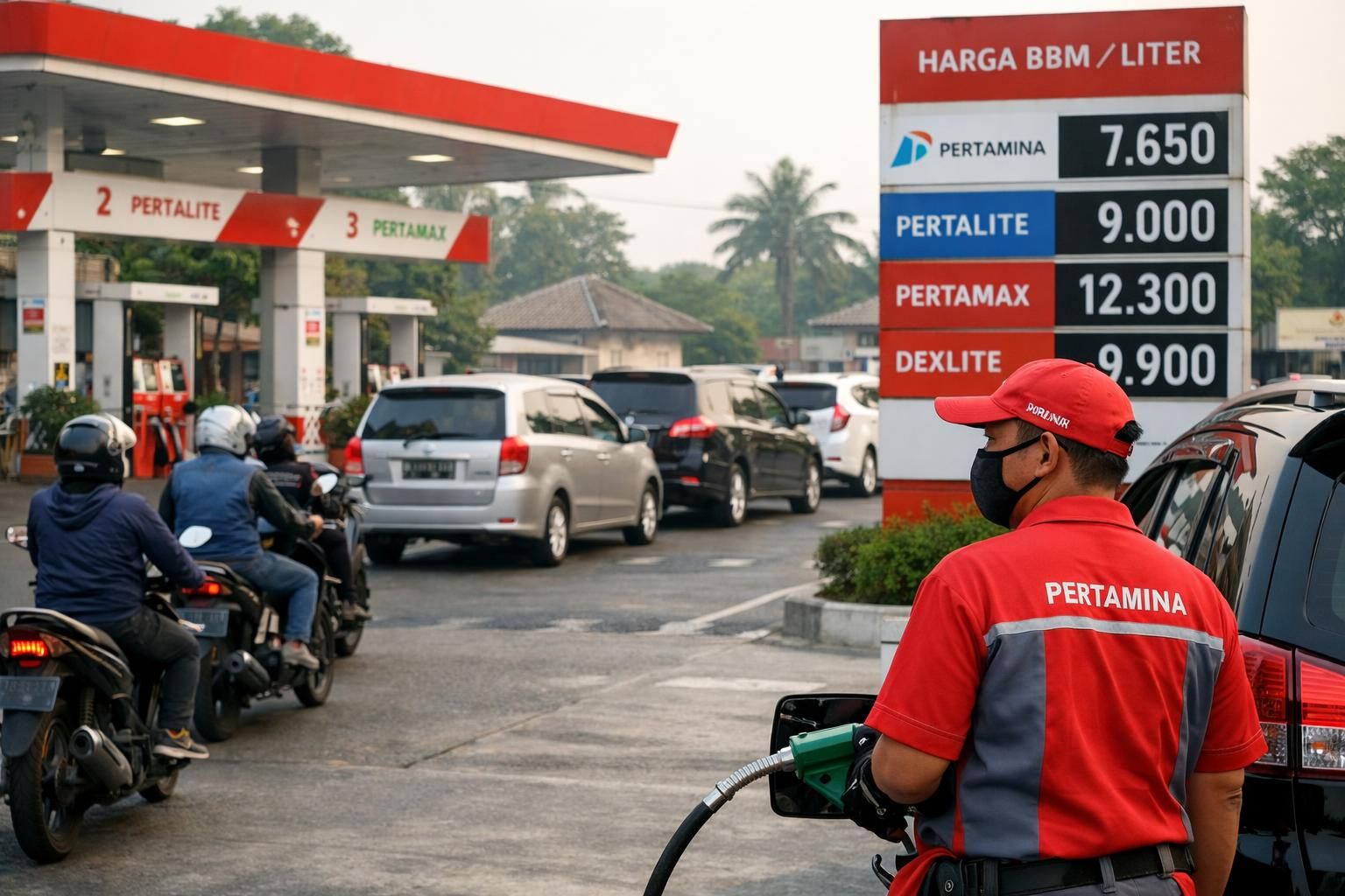 bahlil mengimbau warga untuk tetap tenang dan menggunakan bbm secukupnya guna menghindari panic buying yang dapat menyebabkan kelangkaan bahan bakar.