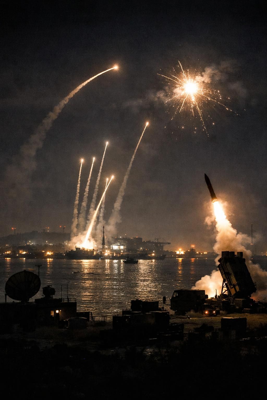 iran melancarkan serangan terbaru yang menargetkan pangkalan militer as dan israel di teluk, meningkatkan ketegangan regional dan memperburuk konflik yang sedang berlangsung.