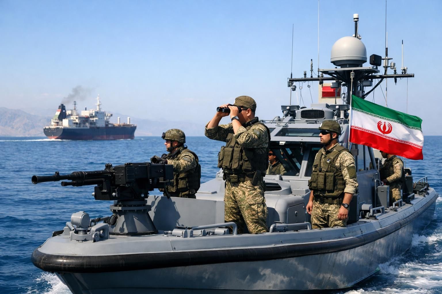 iran menegaskan tindakan tegas terhadap kapal yang melintasi selat hormuz tanpa izin, menjaga keamanan dan kedaulatan wilayahnya.