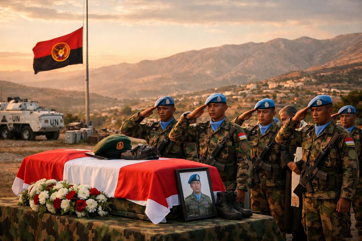 berita terkini tentang prajurit tni yang gugur di lebanon dan pernyataan resmi dari israel. simak liputan lengkapnya hanya di detiknews.