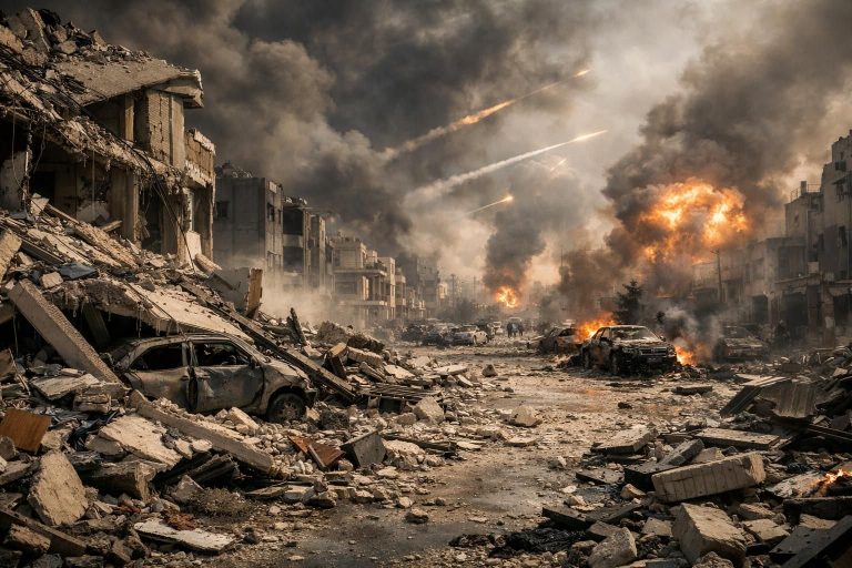 serangan rudal iran kembali mengguncang israel, menyebabkan bangunan runtuh dan jalan dipenuhi puing. liputan lengkap hanya di cnbc indonesia.