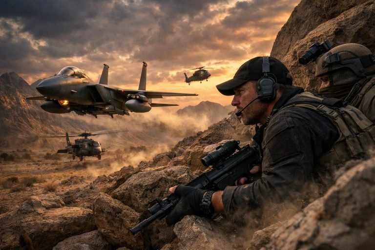 misi penyelamatan dramatis pilot f-15 di iran yang melibatkan gelombang jet tempur dan peran penting cia. simak detail lengkapnya hanya di detiknews.