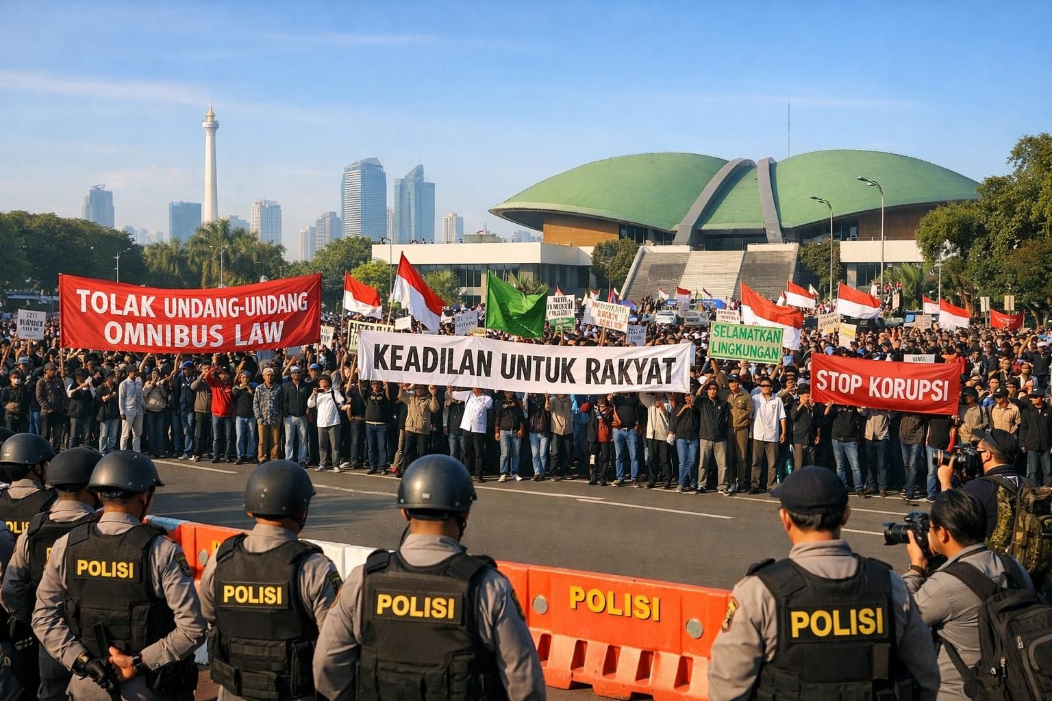 demo besar akan digelar di dpr pada 27 agustus. ketahui jadwal lengkap dan tuntutan dari 4 kelompok massa yang ikut serta. simak informasi terbaru di afu.id.
