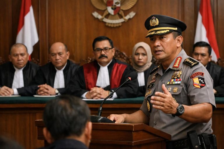 polri merespons gugatan febrie dengan dukungan kejaksaan agung, meminta hakim menolak praperadilan demi menegakkan keadilan dan hukum.