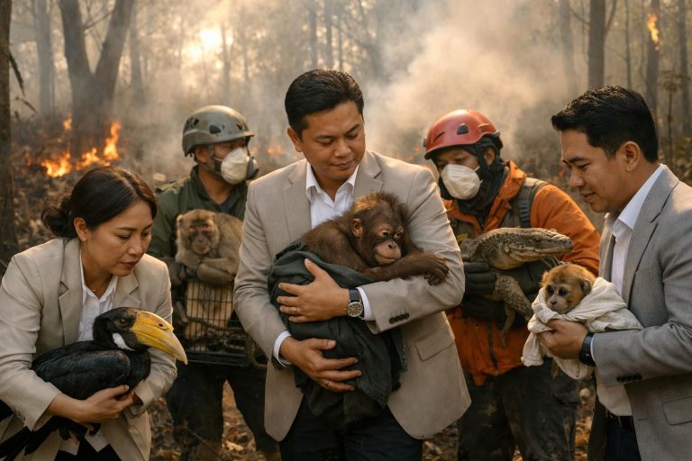 anggota dpr mendukung evakuasi satwa yang terancam kebakaran hutan dan lahan (karhutla) untuk mencegah kematian dan melindungi keanekaragaman hayati.