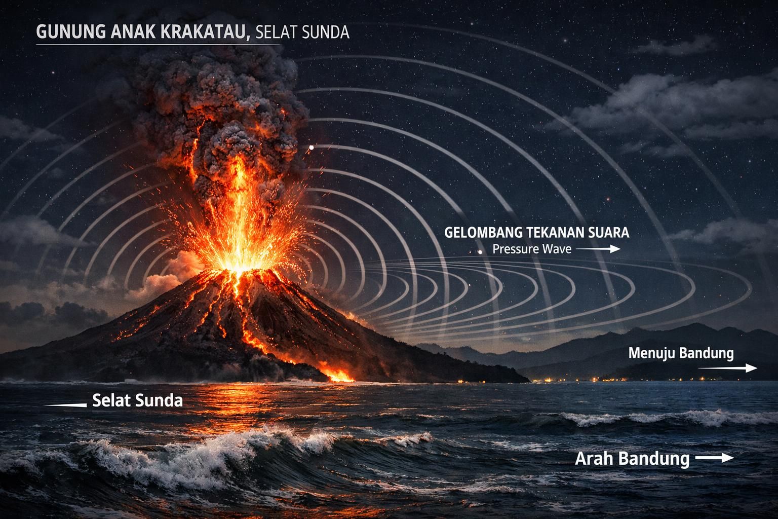 temukan alasan mengapa suara dentuman dari anak krakatau bisa terdengar hingga jauh ke bandung. simak penjelasan lengkapnya di detiknews.